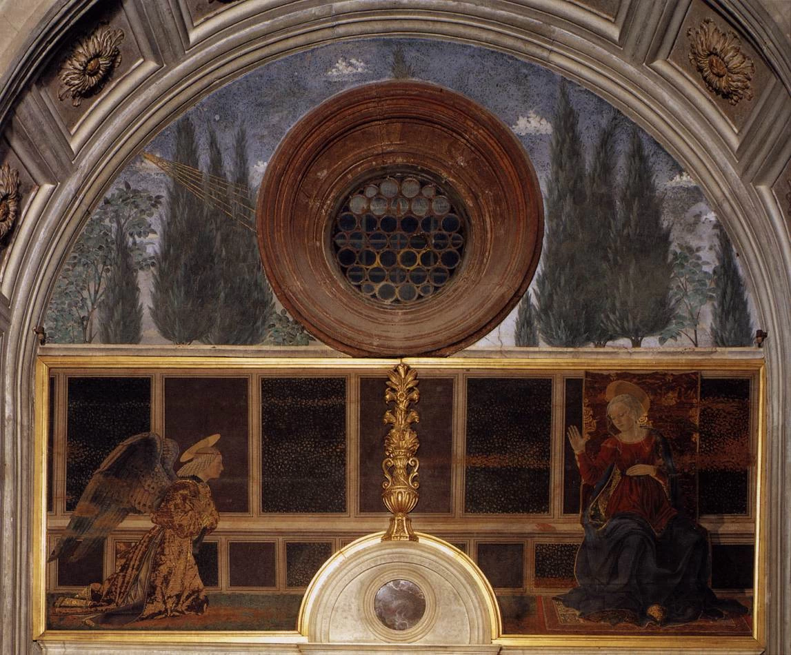 Annunciazione - Chiesa di S. Miniato al Monte, Cappella del Cardinale di Po, Firenze